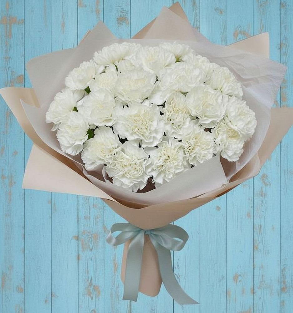 Букет цветов из: Гвоздики в Новозавидовский