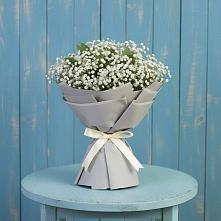 Букет цветов из:  Гипсофила в Новозавидовский