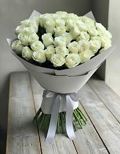 Букет 35 Белых роз в Новозавидовский