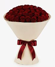 Букет 101 Бордовая роза Блэк Бакарра в Новозавидовский