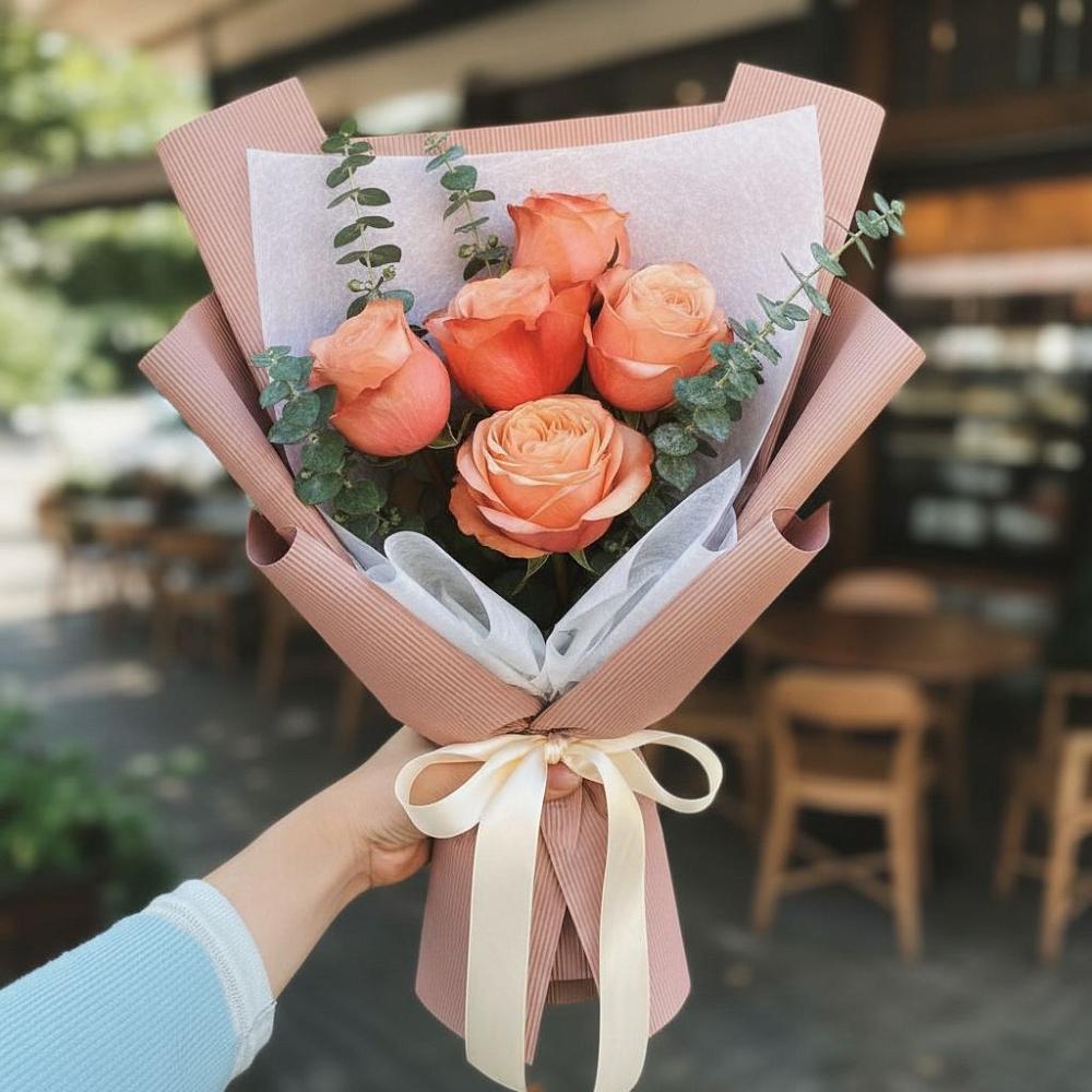 Букет цветов из: Розы в Новозавидовский