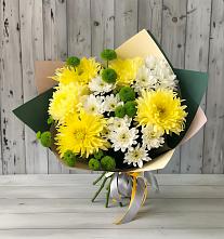 Букет цветов из:  Хризантемы #REPLACE_PRED# Новозавидовский