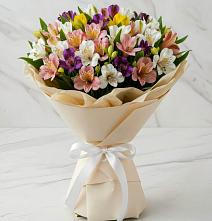 Букет цветов из:  Альстромерии в Новозавидовский