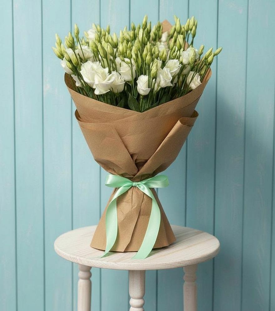 Букет цветов из: Лизиантусы в Новозавидовский