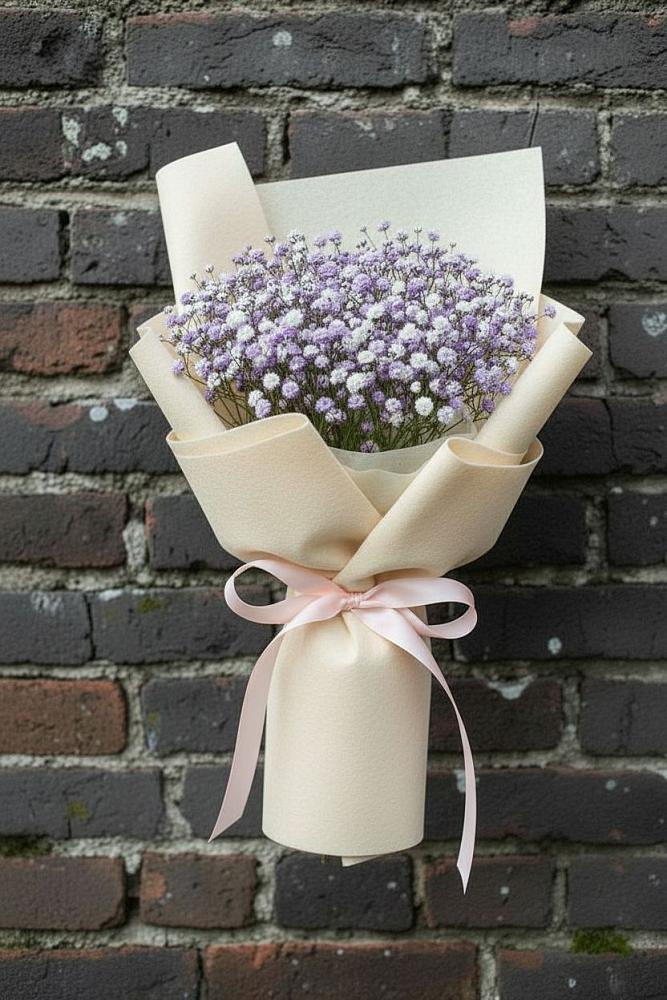 Букет цветов из: Гипсофила в Новозавидовский