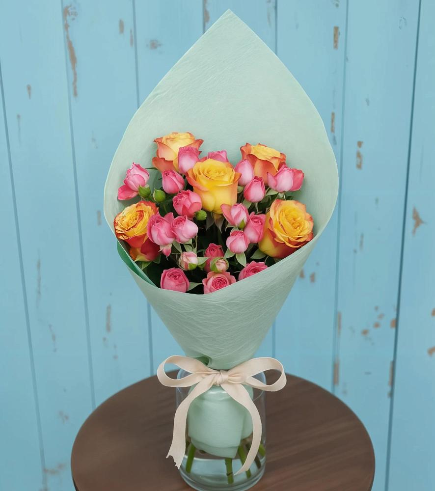 Букет цветов из: Розы в Новозавидовский