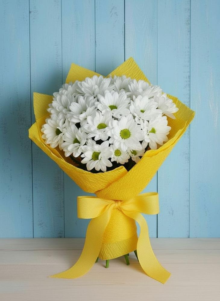 Букет цветов из: Хризантемы в Новозавидовский