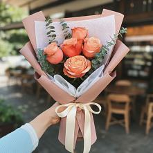 Букет цветов из:  Розы #REPLACE_PRED# Новозавидовский