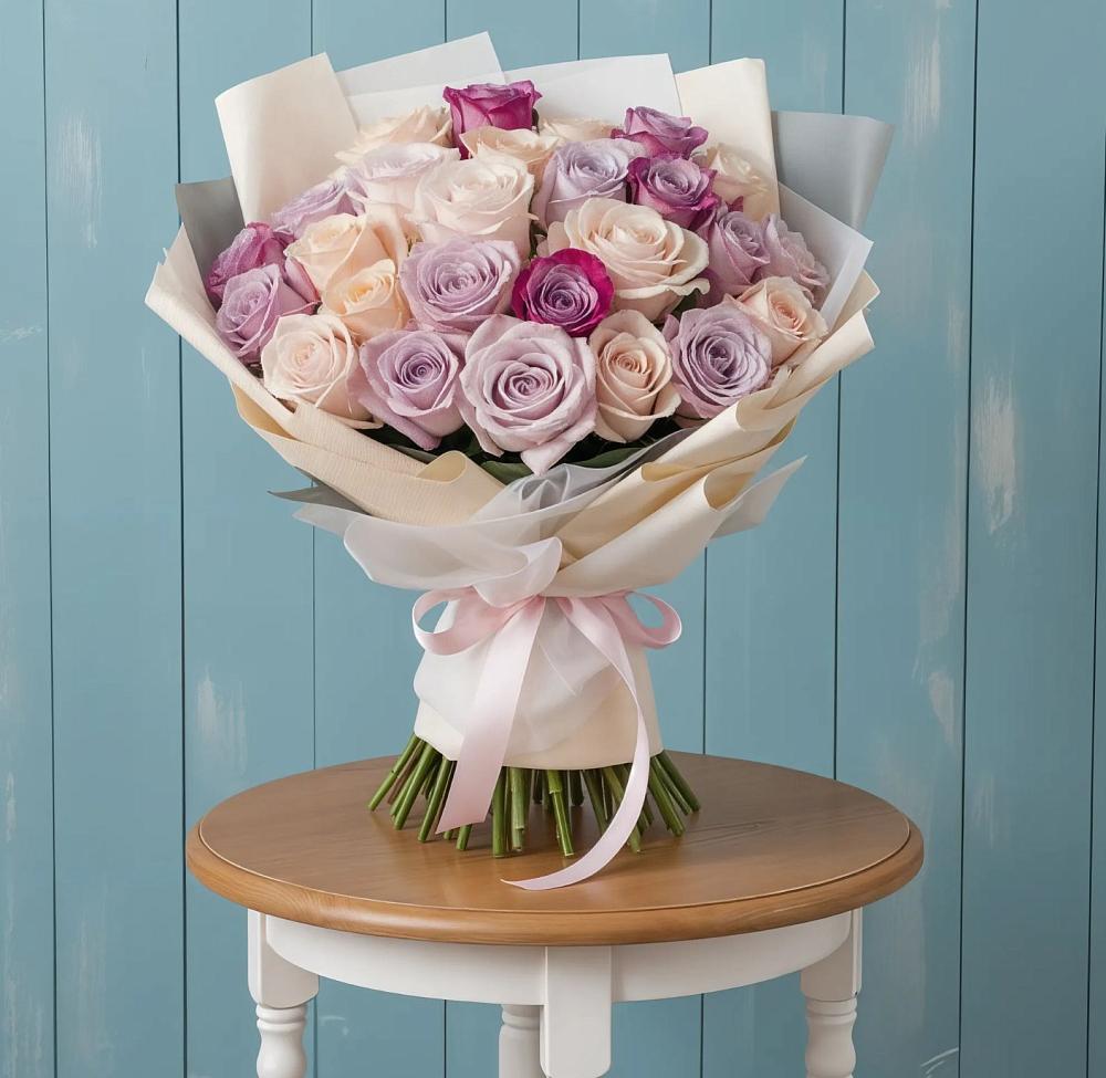 Букет цветов из: Розы в Новозавидовский