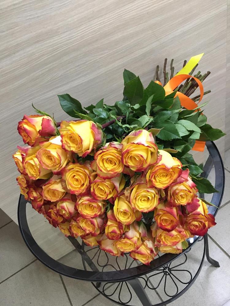 Букет Желтые розы в Новозавидовский