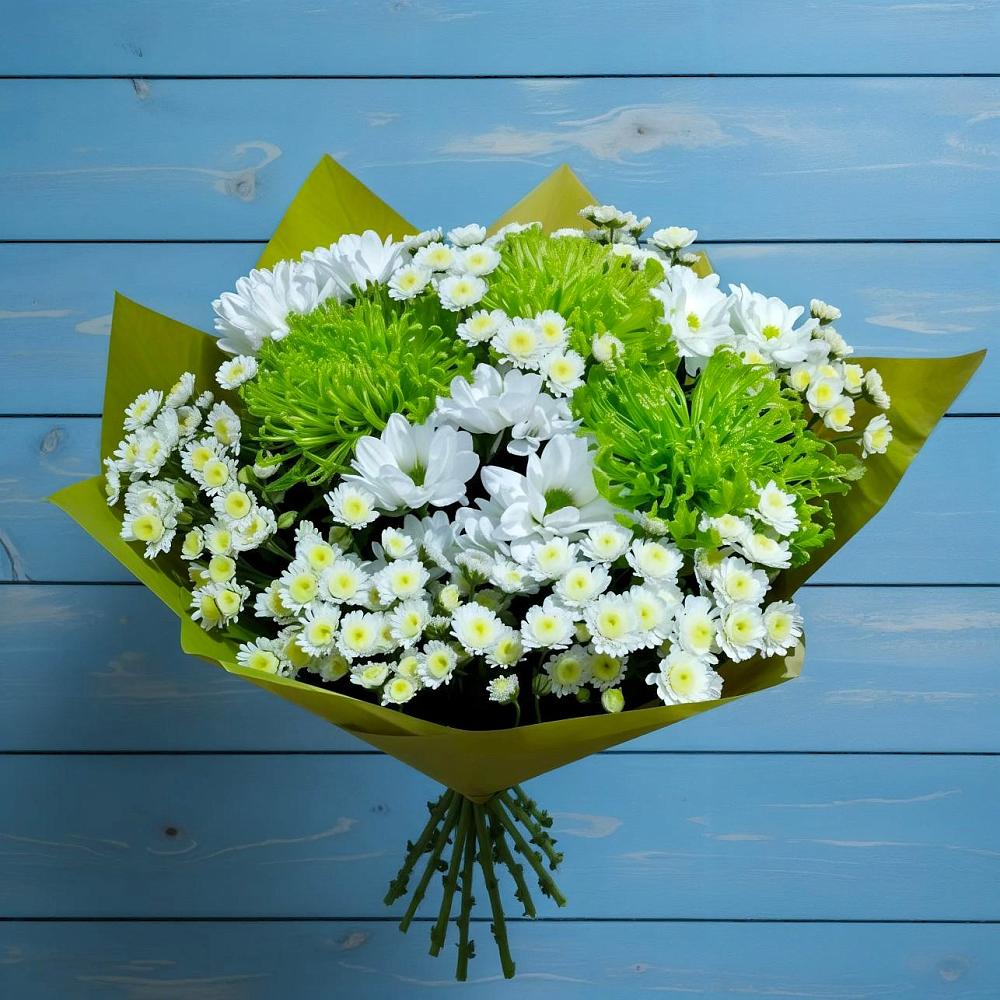 Букет цветов из: Хризантемы в Новозавидовский