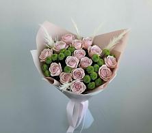 Букет цветов из:  Розы и Хризантемы в Новозавидовский