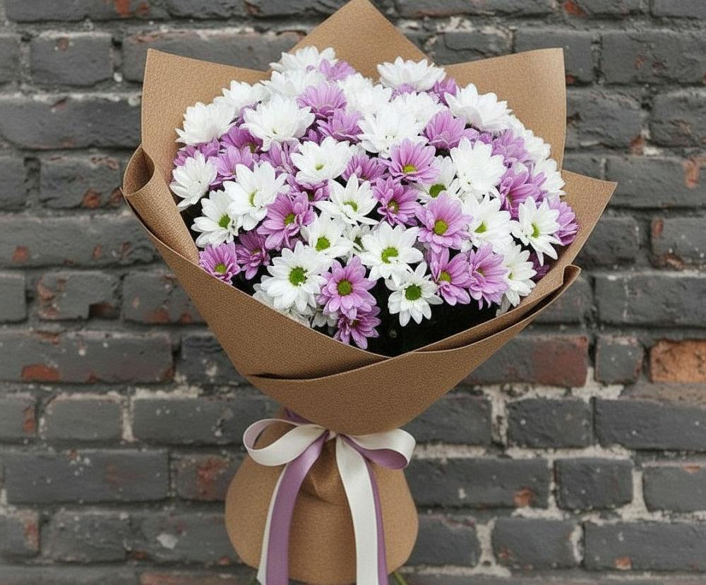 Букет цветов из: Хризантемы в Новозавидовский