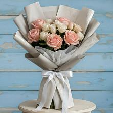 Букет цветов из:  Розы в Новозавидовский
