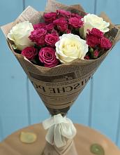 Букет цветов из:  Розы в Новозавидовский