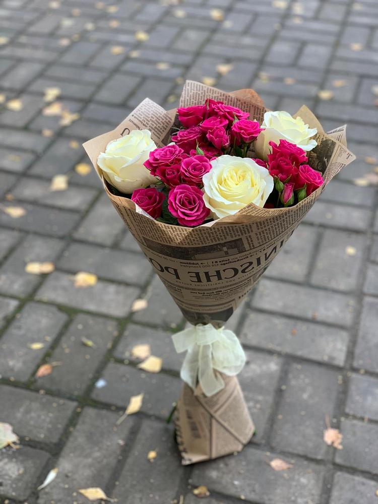 Букет цветов из: Розы в Новозавидовский