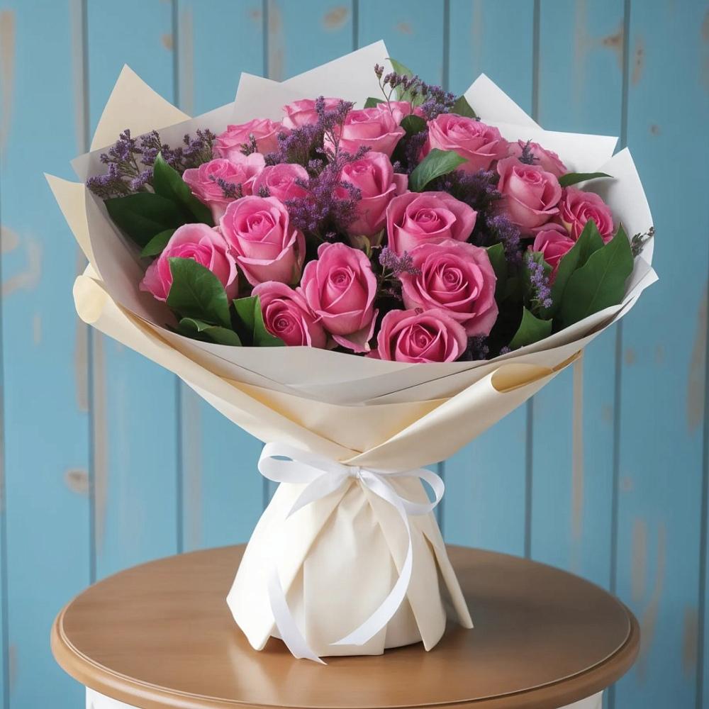 Букет цветов из: Розы в Новозавидовский