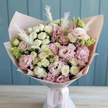 Букет цветов из:  Альстромерии и Розы в Новозавидовский